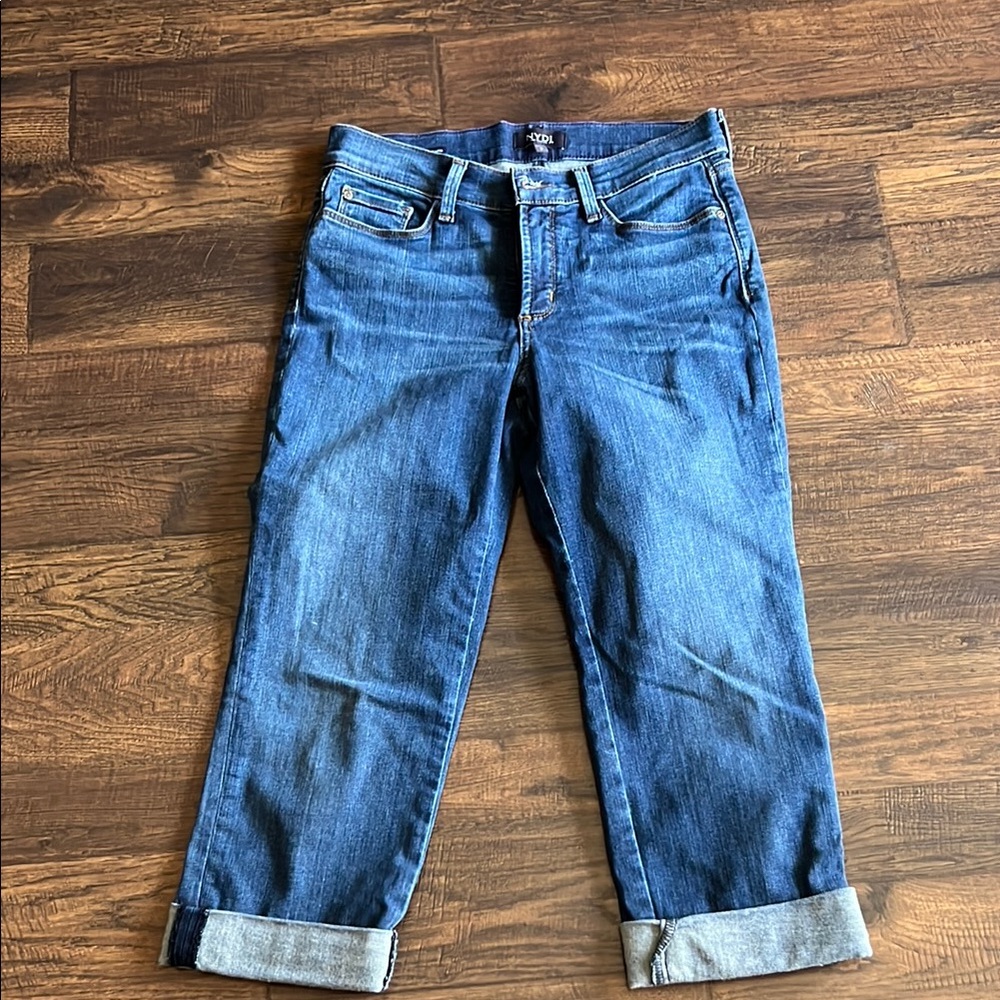 NYDJ Classic Cropped Blue Women's Jeans